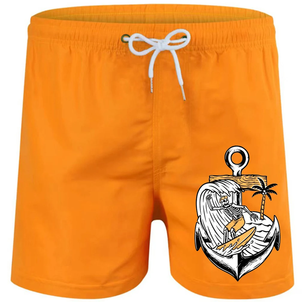 Summer Men's And Women's Sports Shorts, Beach Fashion Shorts, Swimming, Boat Anchor Pattern, Drawstring Shorts, Surfing Shorts
Summer Men's And Women's Sports Shorts, Beach Fashion Shorts, Swimming, Boat Anchor Pattern, Drawstring Shorts, Surfing Shorts