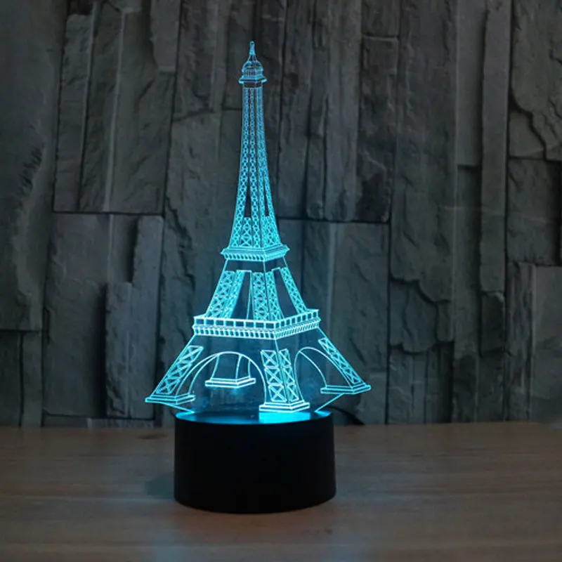 7 цветов мини-фон с Эйфелевой башней, сувениры, искусственная подвеска, 3D настольная лампа, светодиодные игрушки, экшн-фигурки, форма
7 цветов мини-фон с Эйфелевой башней, сувениры, искусственная подвеска, 3D настольная лампа, светодиодные игрушки, экшн-фигурки, форма