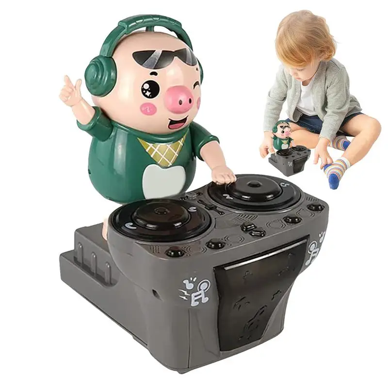 

Musical Pig DJ Electric Music Dancing Pig Toy Singing Animal Toy With 30 Songs For Boy And Girl Room Decor Birthday Gift