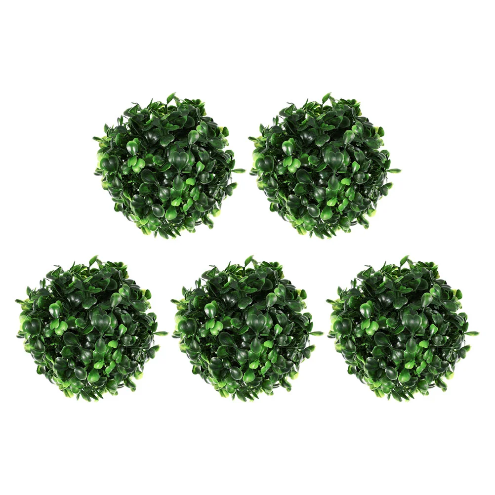 5 Pcs Artificial Grass Ball Plant Decorative Balls Plastic Green Hanging Ornaments Home
5 Pcs Artificial Grass Ball Plant Decorative Balls Plastic Green Hanging Ornaments Home