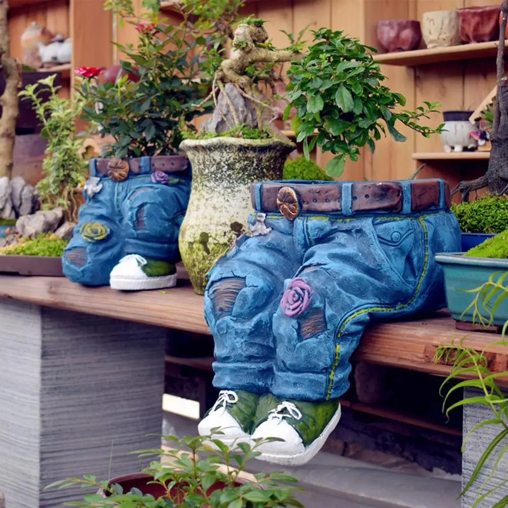 Imitation Jeans Flower Pot Succulent Plant Pots Desktop Flower Arrangement Art Decor Home Courtyard Balcony Garden Decoration
Imitation Jeans Flower Pot Succulent Plant Pots Desktop Flower Arrangement Art Decor Home Courtyard Balcony Garden Decoration