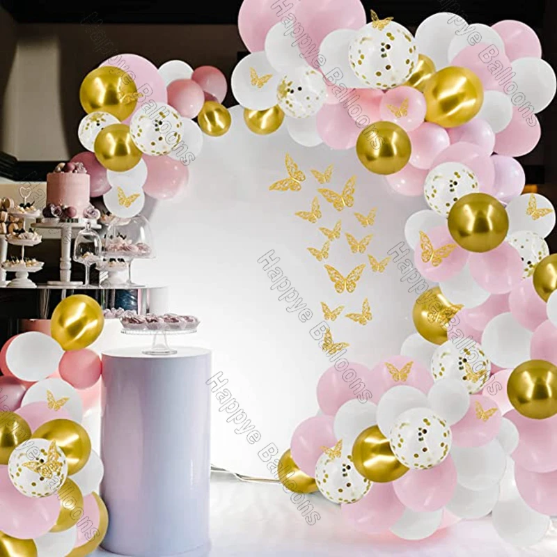 Pink Balloon Garland Arch Kit Chrome Gold Children Birthday Party Decorations Kids Girl Baby Shower Macaron Butterfly Supplies
Pink Balloon Garland Arch Kit Chrome Gold Children Birthday Party Decorations Kids Girl Baby Shower Macaron Butterfly Supplies