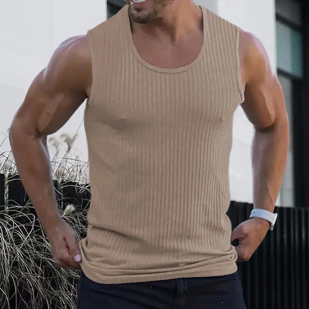 Bodybuilding Vest Trendy Thin Ribbed Pure Color Bodybuilding Pullover Vest Sportwear Fitness Vest Men Vest
Bodybuilding Vest Trendy Thin Ribbed Pure Color Bodybuilding Pullover Vest Sportwear Fitness Vest Men Vest