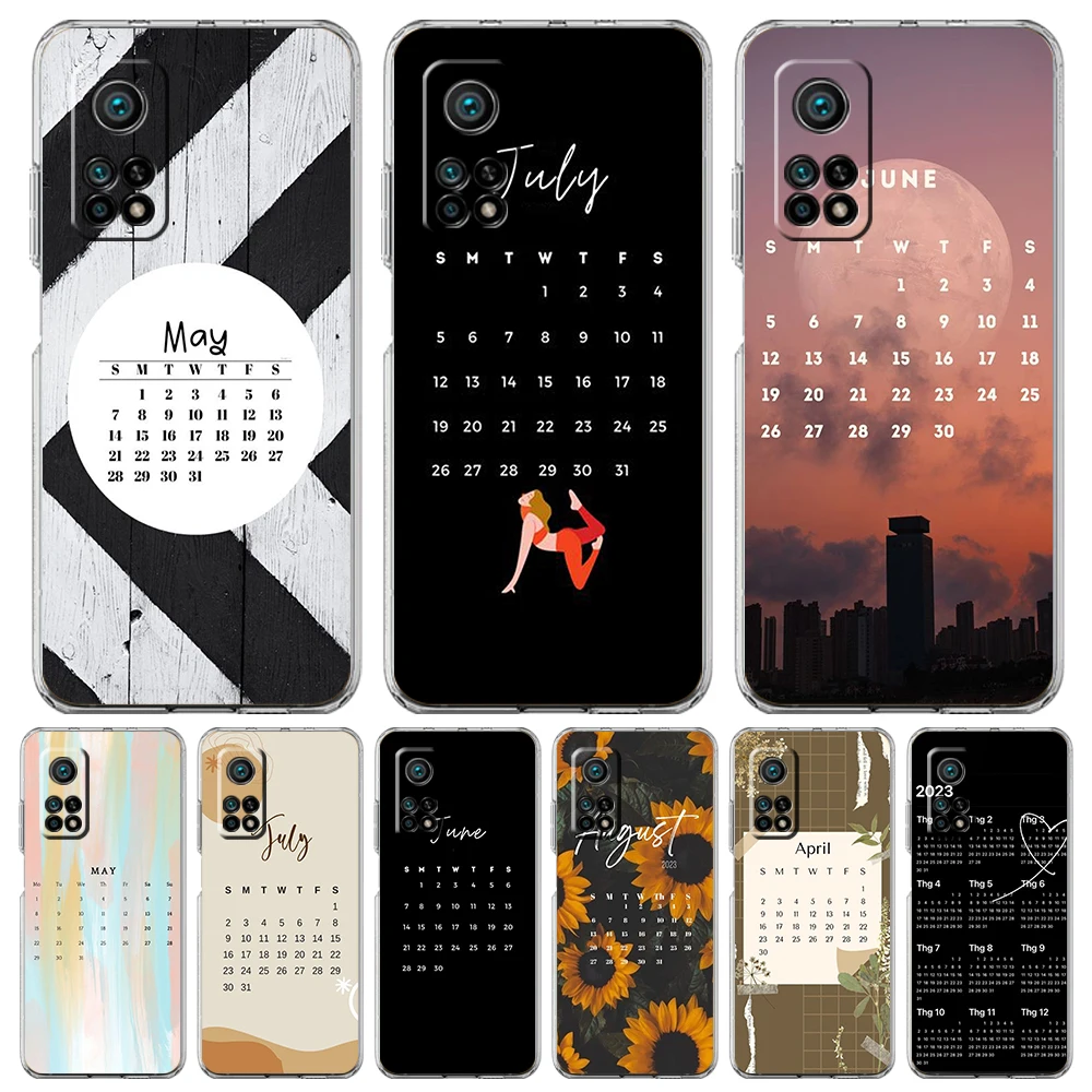 2023 Calendar Phone Case for Xiaomi Mi Poco F3 X3 X4 GT NFC M3 M4 11 Ultra 12 11X 11i Pro Lite 5G Soft Transparent Cover Capas
2023 Calendar Phone Case for Xiaomi Mi Poco F3 X3 X4 GT NFC M3 M4 11 Ultra 12 11X 11i Pro Lite 5G Soft Transparent Cover Capas