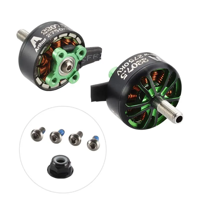 4PCS FlashHobby Arthur A2207.5 2207.5 1900KV 6S 2500KV 2750KV 4S FPV Brushless Motor for RC FPV Freestyle Drone DIY Parts
4PCS FlashHobby Arthur A2207.5 2207.5 1900KV 6S 2500KV 2750KV 4S FPV Brushless Motor for RC FPV Freestyle Drone DIY Parts