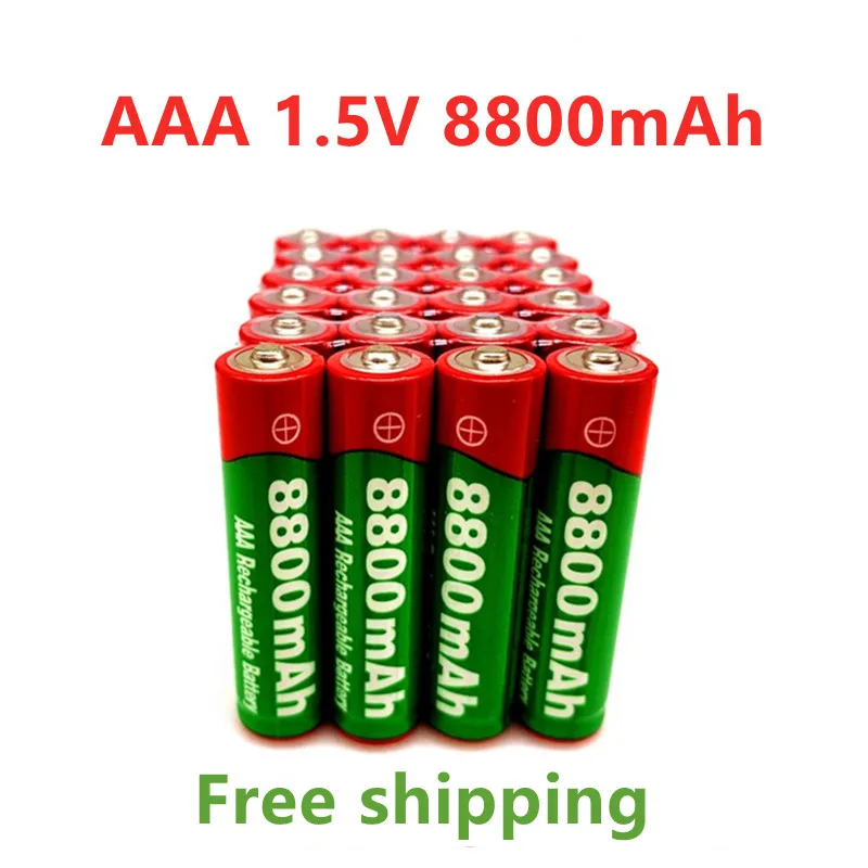 2020 New 1.5V AAA Rechargeable Battery 8800mah AAA 1.5V New Alkaline Rechargeable Batery for Led Light Toy Mp3wait+free Shipping
2020 New 1.5V AAA Rechargeable Battery 8800mah AAA 1.5V New Alkaline Rechargeable Batery for Led Light Toy Mp3wait+free Shipping