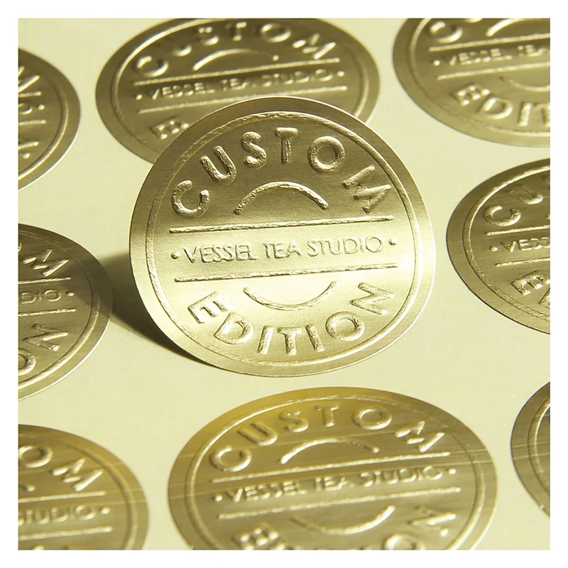 Customized productCustom Self-adhesive Paper Label Printing Bump Embossed Sticker Labels Gold Foil Embossed Logo Sticker
Customized productCustom Self-adhesive Paper Label Printing Bump Embossed Sticker Labels Gold Foil Embossed Logo Sticker
