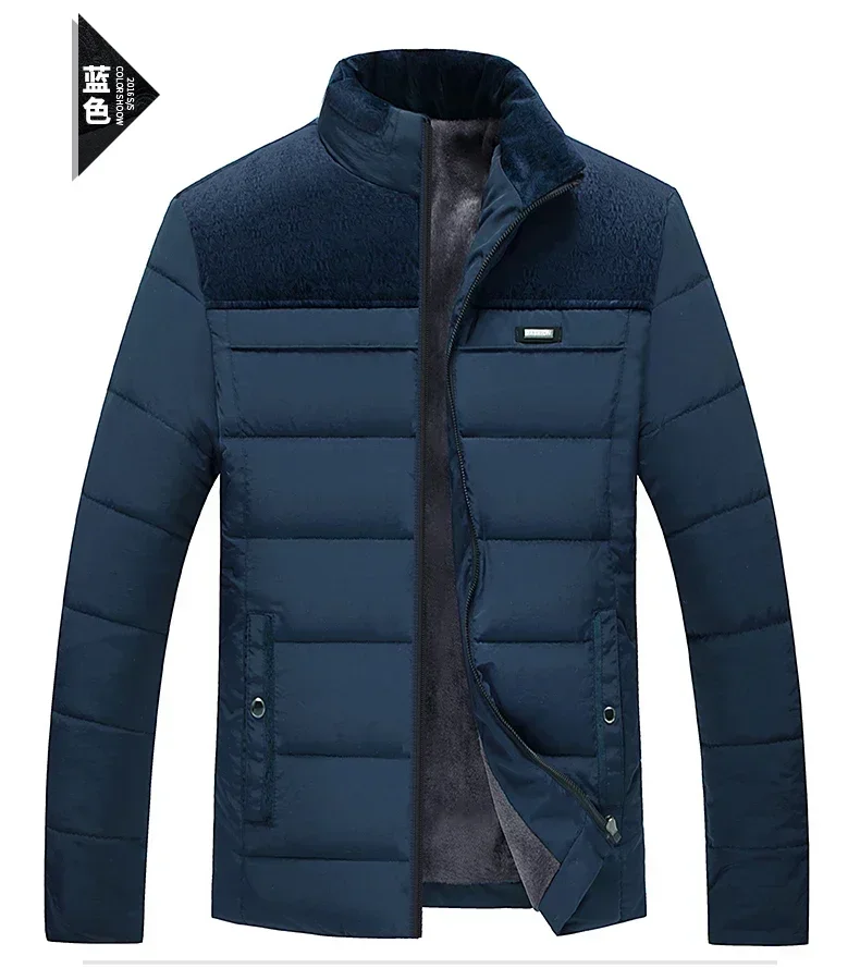 سترات رجالية قطيفة سميكة ، جاكيت بياقة قائمة ، معطف مبطن ، معطف باركر رجالي ، سحاب سميك دافئ ، موضة شتوية سترات رجالية قطيفة سميكة ، جاكيت بياقة قائمة ، معطف مبطن ، معطف باركر رجالي ، سحاب سميك دافئ ، موضة شتوية