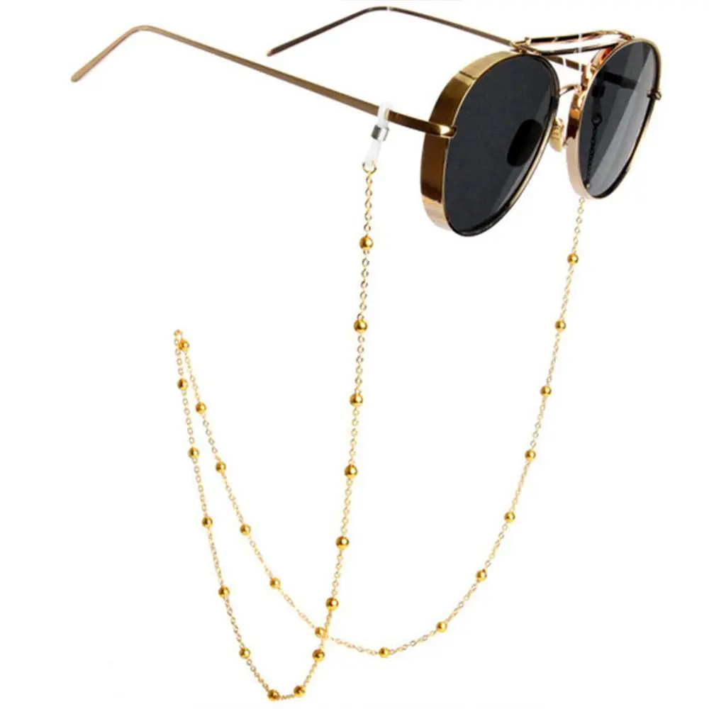 Metal Holder Retainer Beads Women Women Fashion Silver Man Sunglasses Gold Reading Glasses Chain
Metal Holder Retainer Beads Women Women Fashion Silver Man Sunglasses Gold Reading Glasses Chain