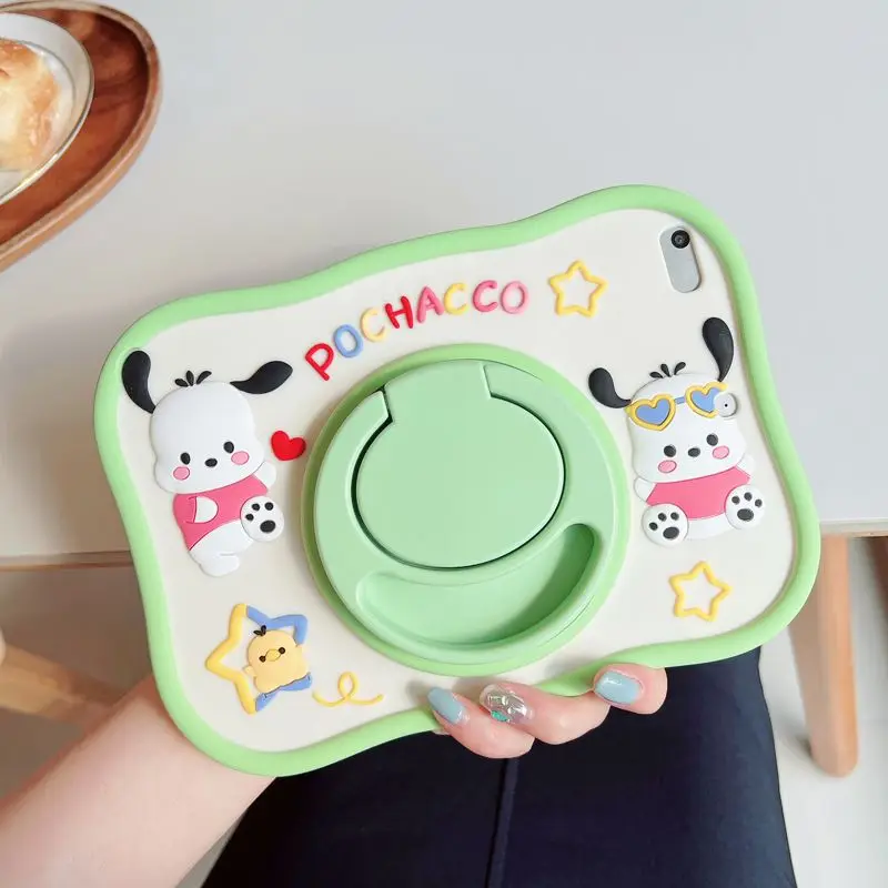 Kawaii Sanrio Anime Cartoon Ipad Protective Case Pochacco Fall Prevention Silica Gel Applicable To Mini 4 5 6 Protective Case
Kawaii Sanrio Anime Cartoon Ipad Protective Case Pochacco Fall Prevention Silica Gel Applicable To Mini 4 5 6 Protective Case