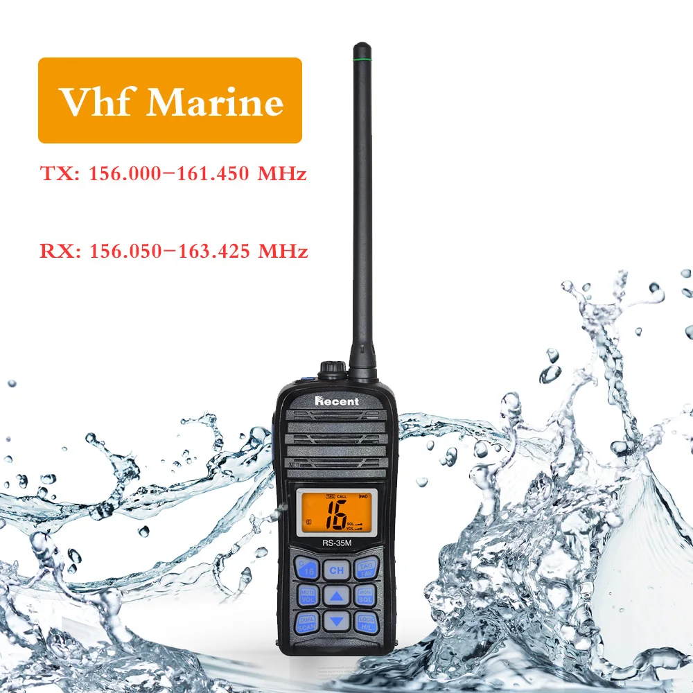 Recent Rs-35m Ip67 Waterproof Dust-Proof Lcd Display Dual Watchscan Ham Handheld Interphone Vhf Radio for Sailing on Board
Recent Rs-35m Ip67 Waterproof Dust-Proof Lcd Display Dual Watchscan Ham Handheld Interphone Vhf Radio for Sailing on Board