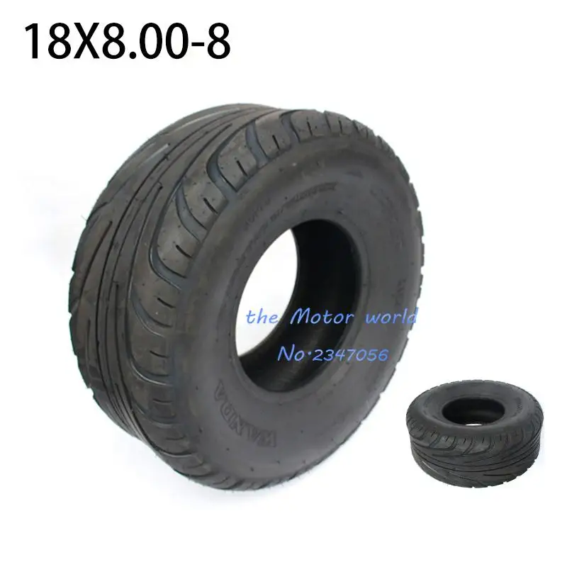 18x8.00-8 inch tubeless Tyre Wear-resistant and Thickened 8-inch for Harley Electric Vehicle Beach car ATV Karting Parts
18x8.00-8 inch tubeless Tyre Wear-resistant and Thickened 8-inch for Harley Electric Vehicle Beach car ATV Karting Parts