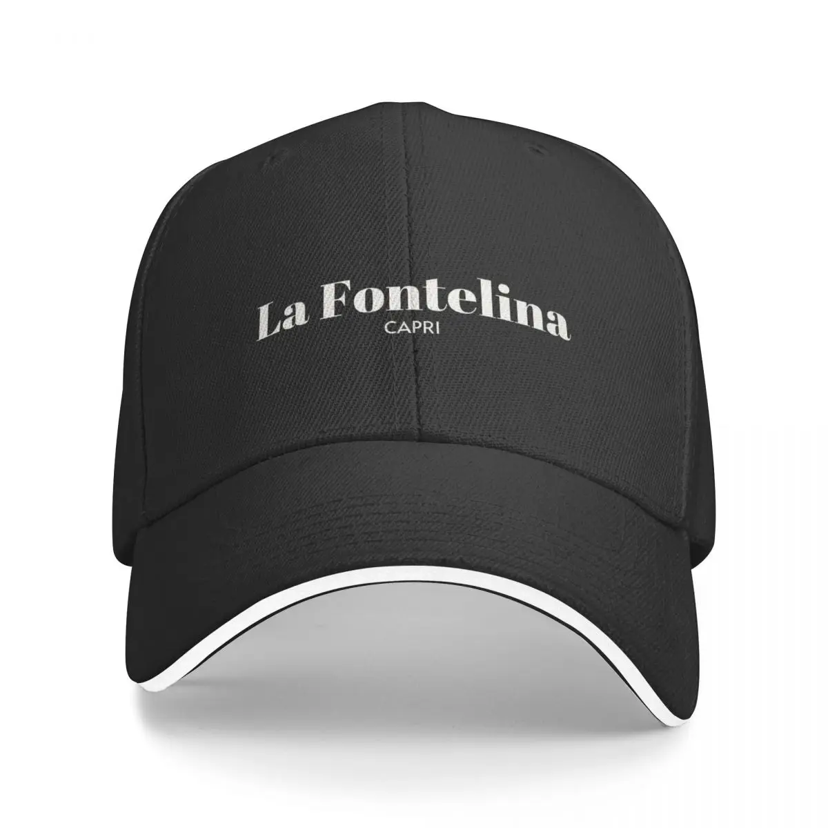 

La Fontelina Beach Club, Capri, Italy (white) Baseball Cap derby hat Hat Man Luxury Custom Cap Designer Man Women's