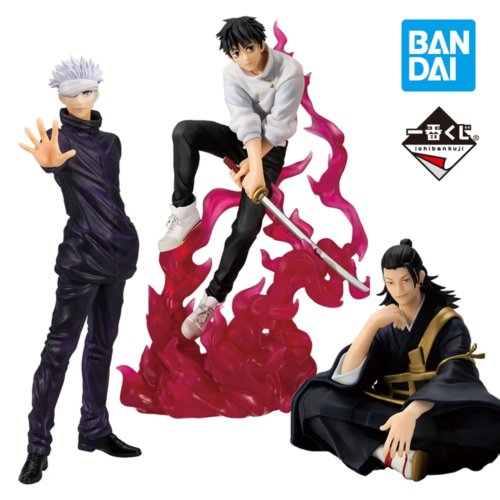Original Banpresto Ichiban Kuji Jujutsu Kaisen Geto Suguru Okkotsu Yuta Gojo Satoru Action Figure Anime Model Collectible Toys
Original Banpresto Ichiban Kuji Jujutsu Kaisen Geto Suguru Okkotsu Yuta Gojo Satoru Action Figure Anime Model Collectible Toys