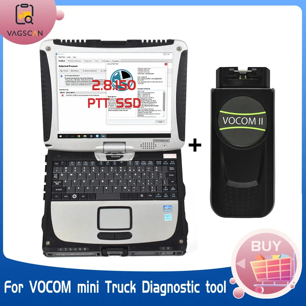2.8.150 для VOCOM II mini 88894200 CF19 ноутбук WIFI Грузовик Автобус строительный экскаватор Оригинальный диагностический инструмент
2.8.150 для VOCOM II mini 88894200 CF19 ноутбук WIFI Грузовик Автобус строительный экскаватор Оригинальный диагностический инструмент