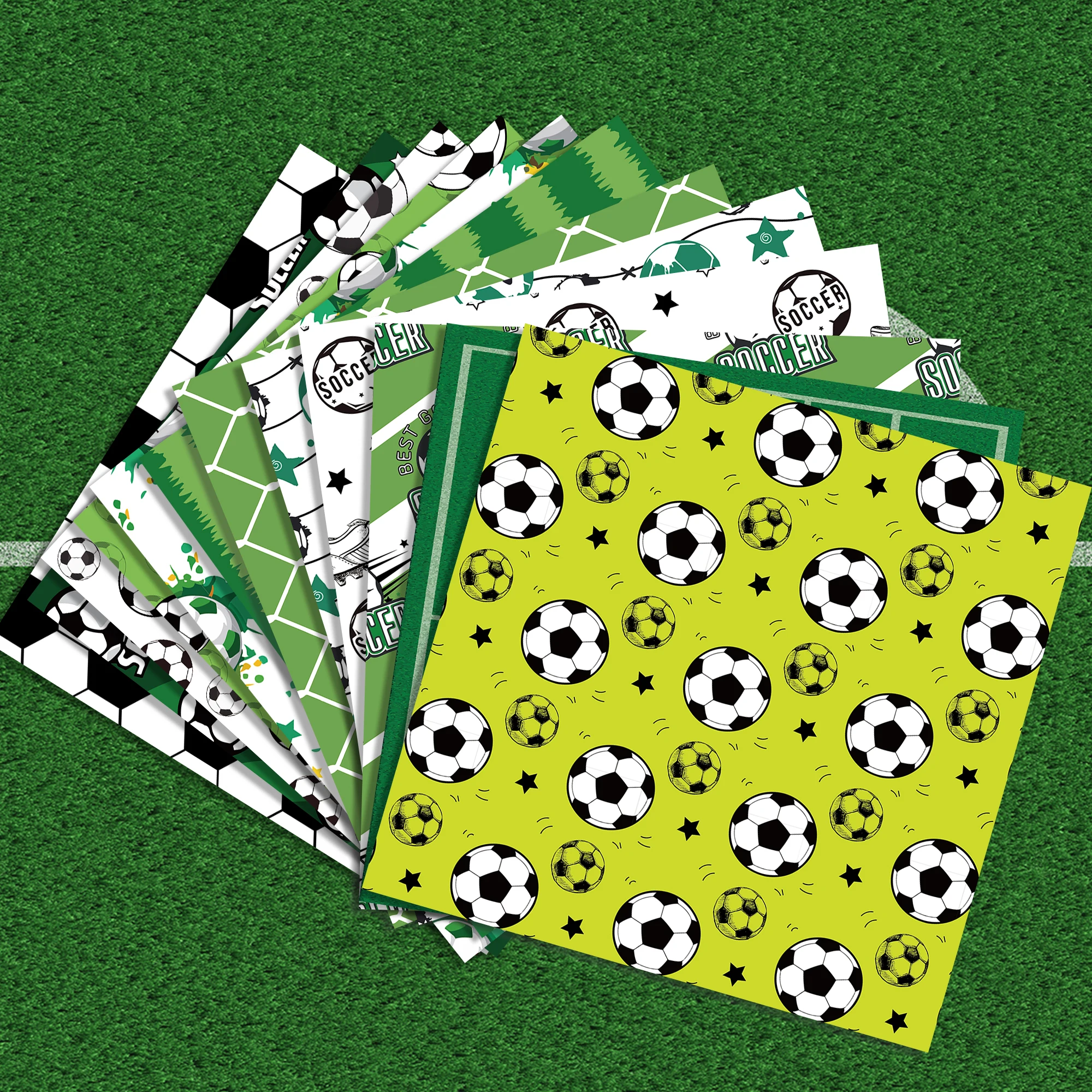 Football Sports Soccer Pattern Scrapbooking Material Papers Cutting Art Backdrop Decorative Paper Crafts Packing Origami Paper
Football Sports Soccer Pattern Scrapbooking Material Papers Cutting Art Backdrop Decorative Paper Crafts Packing Origami Paper