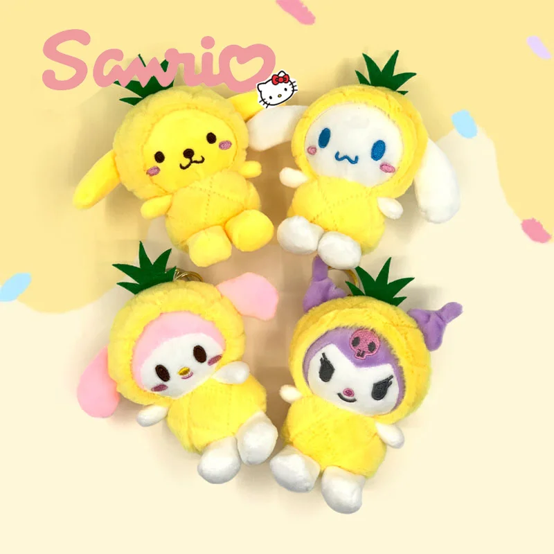 Sanrio ананас серии брелок-Плюшевая Кукла Cinnamoroll Kuromi My Melody Purin Kawaii мягкая игрушка сумка Подвеска плюши подарок для детей
Sanrio ананас серии брелок-Плюшевая Кукла Cinnamoroll Kuromi My Melody Purin Kawaii мягкая игрушка сумка Подвеска плюши подарок для детей