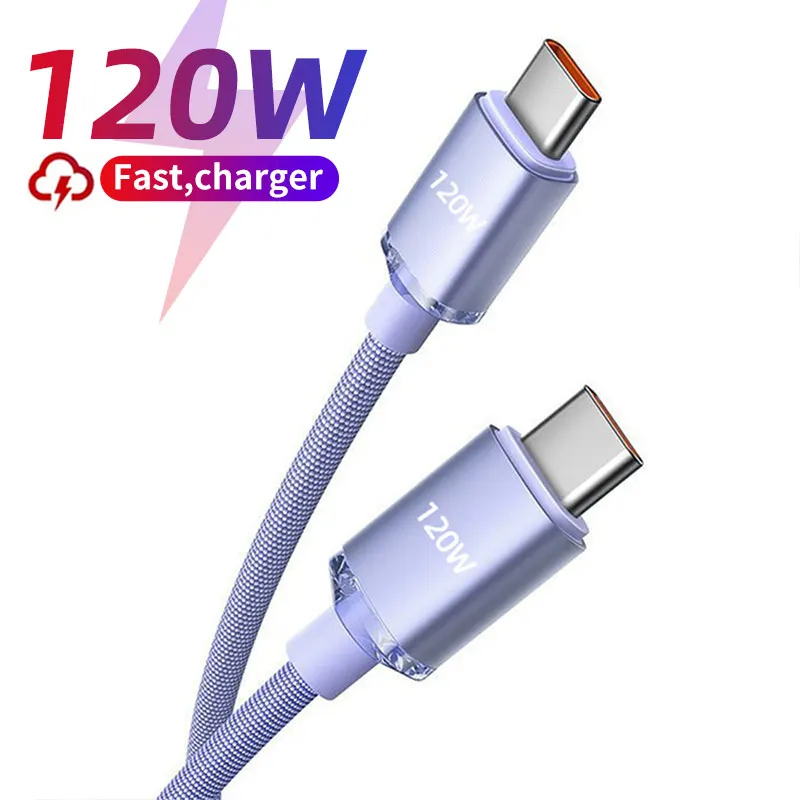 120W USB C to Type C Cable for iPhone 15 Pro Max PD Fast Charging USB-C Data Cord for Xiaomi 13 Oneplus POCO OPPO Samsung Redmi
120W USB C to Type C Cable for iPhone 15 Pro Max PD Fast Charging USB-C Data Cord for Xiaomi 13 Oneplus POCO OPPO Samsung Redmi