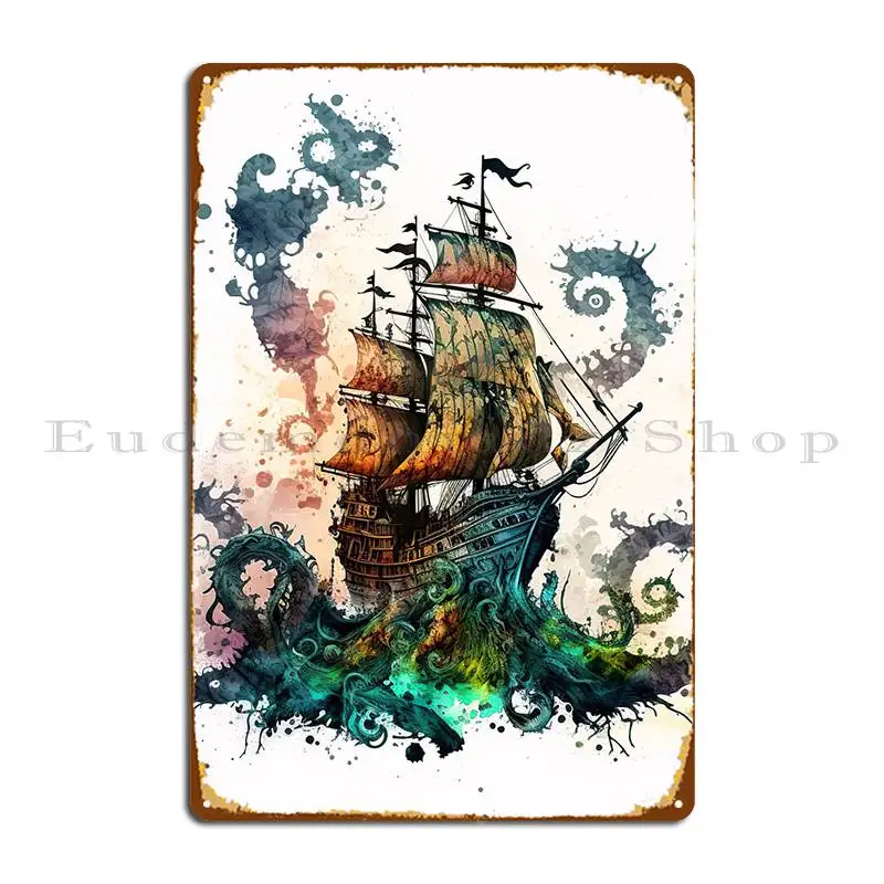 Пиратский корабль, красочный металлический знак, таблички, Настенный декор, табличка, кухня, дизайнерский оловянный знак, плакат 
Пиратский корабль, красочный металлический знак, таблички, Настенный декор, табличка, кухня, дизайнерский оловянный знак, плакат