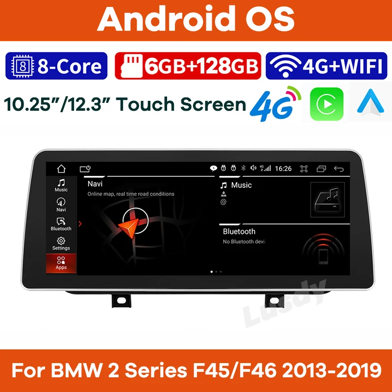 Автомобильный видеоплеер Android для BMW 2 серии F45 F46 Tourer 2013-2019 NBT EVO автомобильное радио GPS стерео CarPlay сенсорный экран головное устройство
Автомобильный видеоплеер Android для BMW 2 серии F45 F46 Tourer 2013-2019 NBT EVO автомобильное радио GPS стерео CarPlay сенсорный экран головное устройство