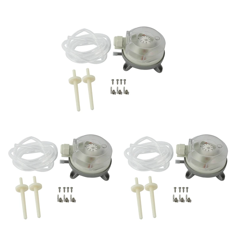 3X Air Differential Pressure Switch 50-500Pa Adjustable Micro- Pressure Air Switch
3X Air Differential Pressure Switch 50-500Pa Adjustable Micro- Pressure Air Switch