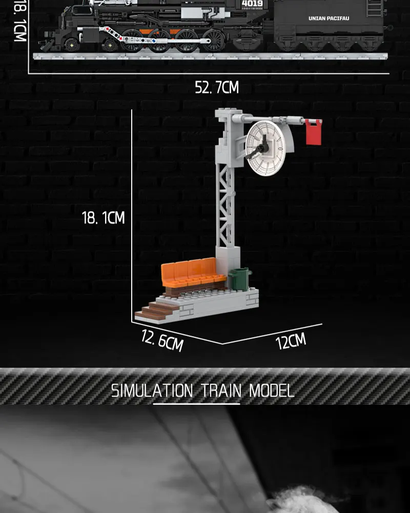 1186Pcs MOC City Technology Train Steam Transportation Vehicle Model Toys Building Blocks Bricks Birthday Gifts Kid Children DIY 1186Pcs MOC City Technology Train Steam Transportation Vehicle Model Toys Building Blocks Bricks Birthday Gifts Kid Children DIY