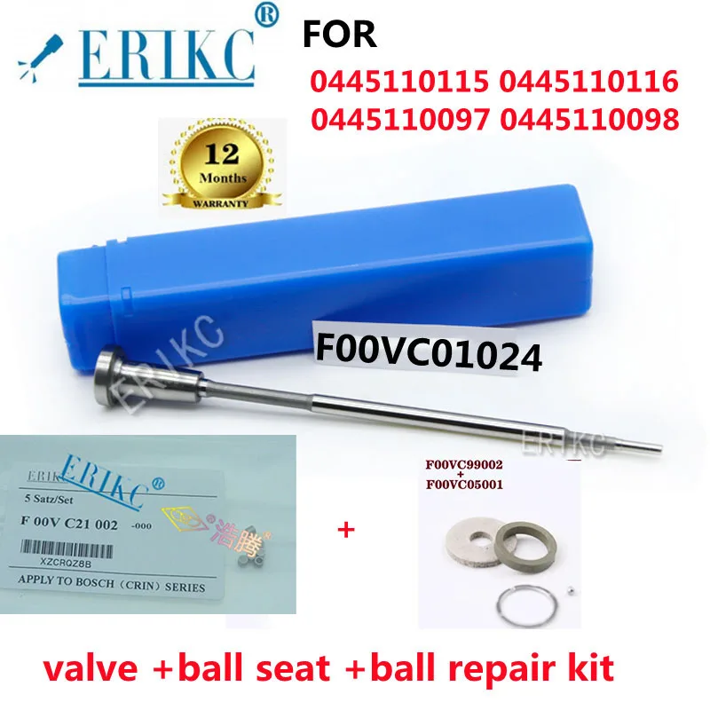 ERIKC Control Valve F00VC01024 + F00VC21002 +F00VC99002 +F00VC05001 FOR 0445110115 0445110116 0445110097 0445110098
ERIKC Control Valve F00VC01024 + F00VC21002 +F00VC99002 +F00VC05001 FOR 0445110115 0445110116 0445110097 0445110098