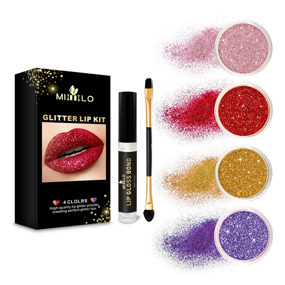 Lip Gloss Gloss Powder 4-color Lip Gloss Gloss Powder Moisturizing non-stick cup Lip gloss gloss powder box lip gloss
Lip Gloss Gloss Powder 4-color Lip Gloss Gloss Powder Moisturizing non-stick cup Lip gloss gloss powder box lip gloss
