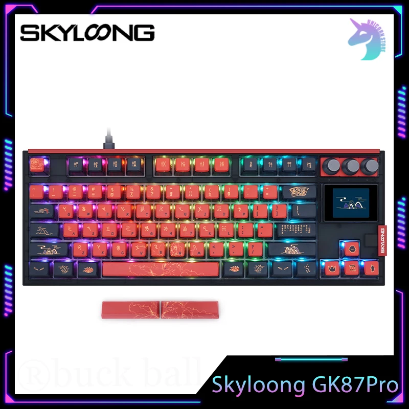 

Skyloong Gk87pro Mechanical Keyboard Wireless Bluetooth 3 Mode 87keys Gasket Hot Swap Rgb Backlit Office Keyboards For Pc Laptop