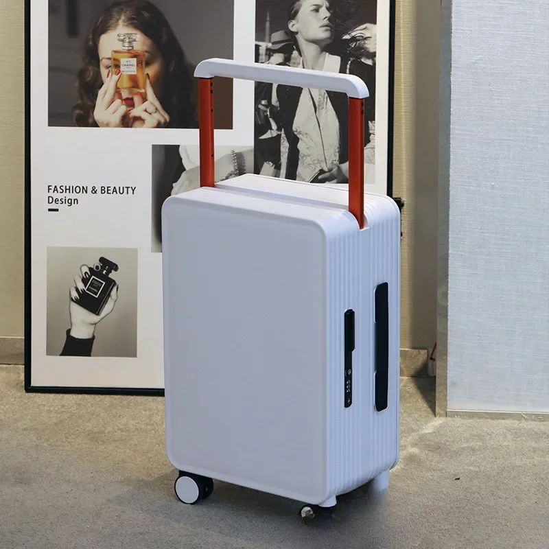 

Fashion Width Draw-Bar Luggage Universal Wheel Light Luxury 20 24inch Boarding Bag Good-looking Trolley Suitcase Male And Female