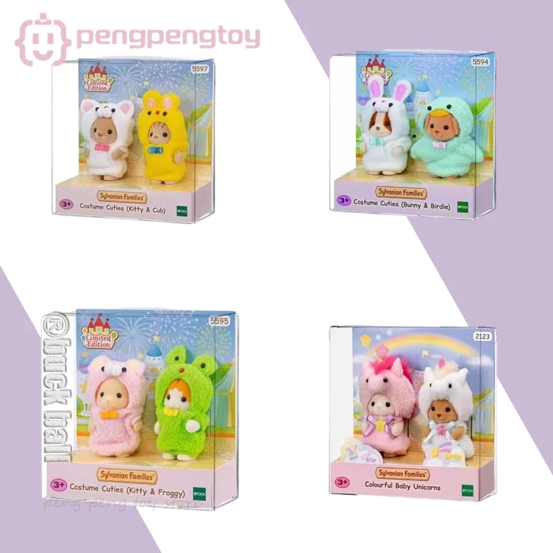 Original Sylvanian Families Rainbow Unicorn Costume Sylvanian Families Cat Figurine Doll Kawaii Kids Birthday Gift for Children
Original Sylvanian Families Rainbow Unicorn Costume Sylvanian Families Cat Figurine Doll Kawaii Kids Birthday Gift for Children
