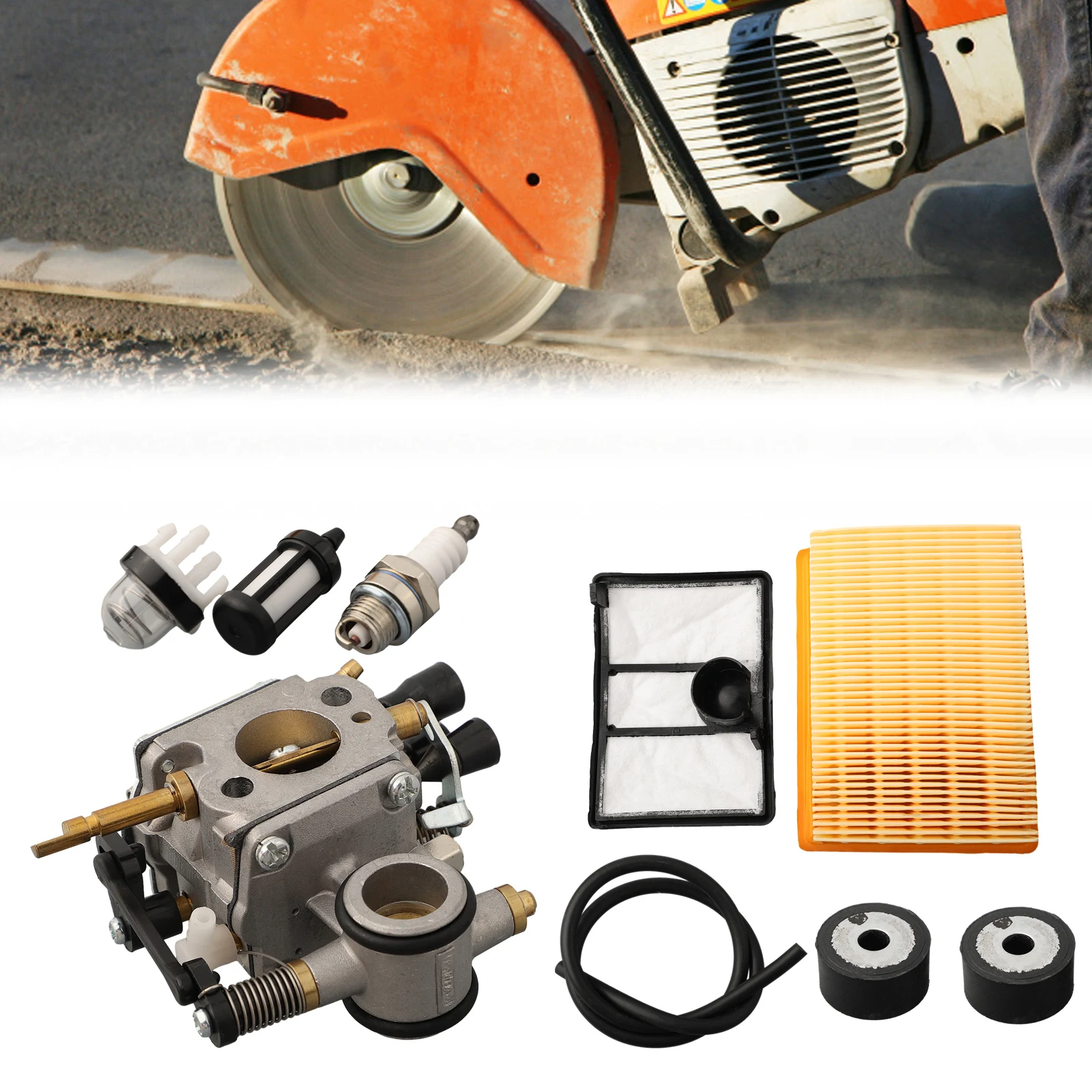 For Stihl TS700 TS800 Cut-Off Saws 4224-120-0651 Carburetor Carb Air Filter Home Garden Yard Outdoor Power Tool Accessories
For Stihl TS700 TS800 Cut-Off Saws 4224-120-0651 Carburetor Carb Air Filter Home Garden Yard Outdoor Power Tool Accessories