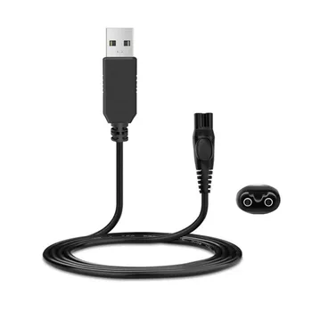 새로운 전기 면도기 USB 전원 충전기 여행 휴대용 15V 1m 면도기 필립스 HQ8505 용 USB 충전 케이블