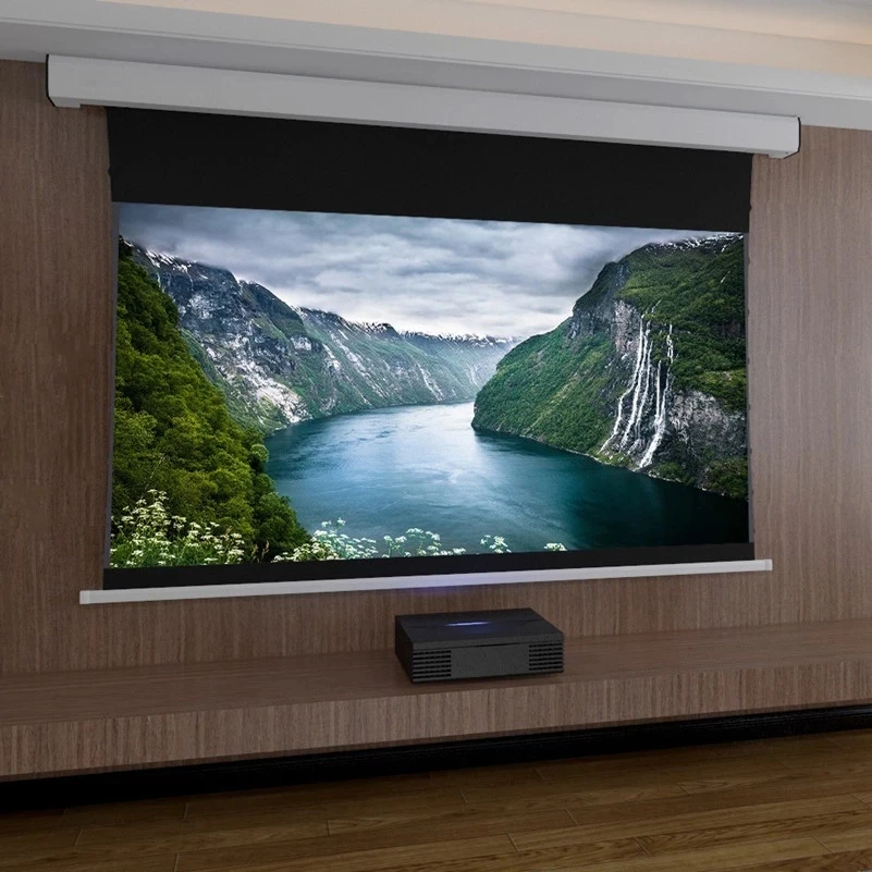 Mivision 150" Motorized Electric Ceiling Hanger Projection Screen With The Ambient Light For The Ultra Short Throw Projector
Mivision 150" Motorized Electric Ceiling Hanger Projection Screen With The Ambient Light For The Ultra Short Throw Projector