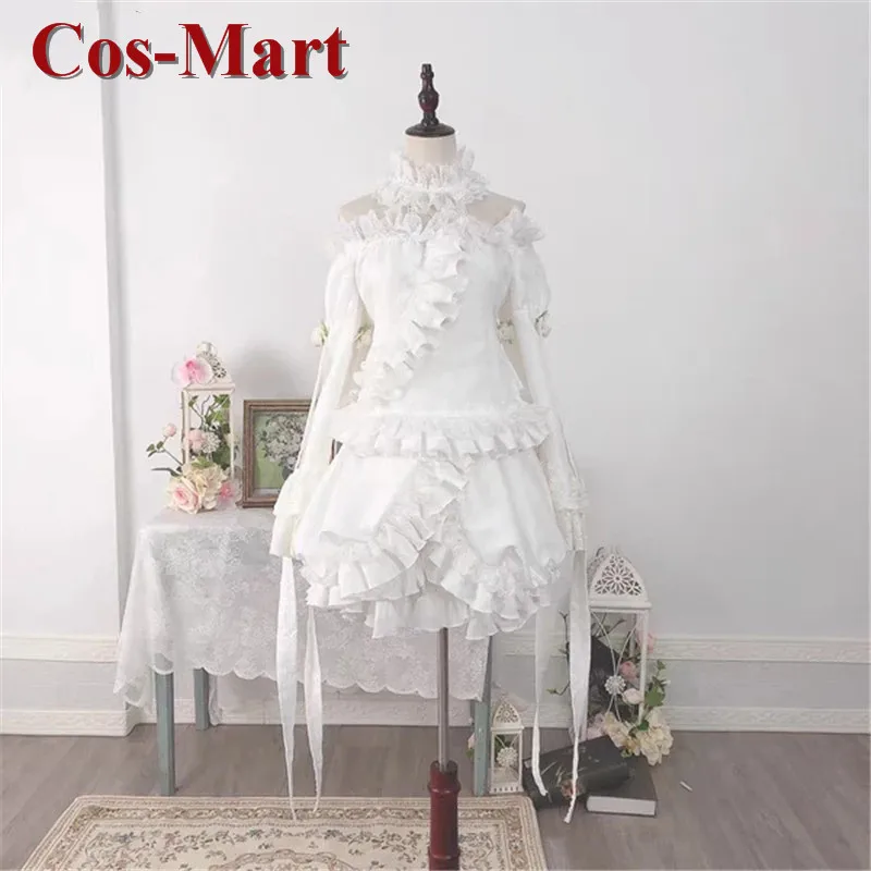 

Cos-Mart Anime Rozen Maiden Kirakishou Cosplay Costume Gorgeous White Formal Dress Activity Party Role Play Clothing Custom-Make