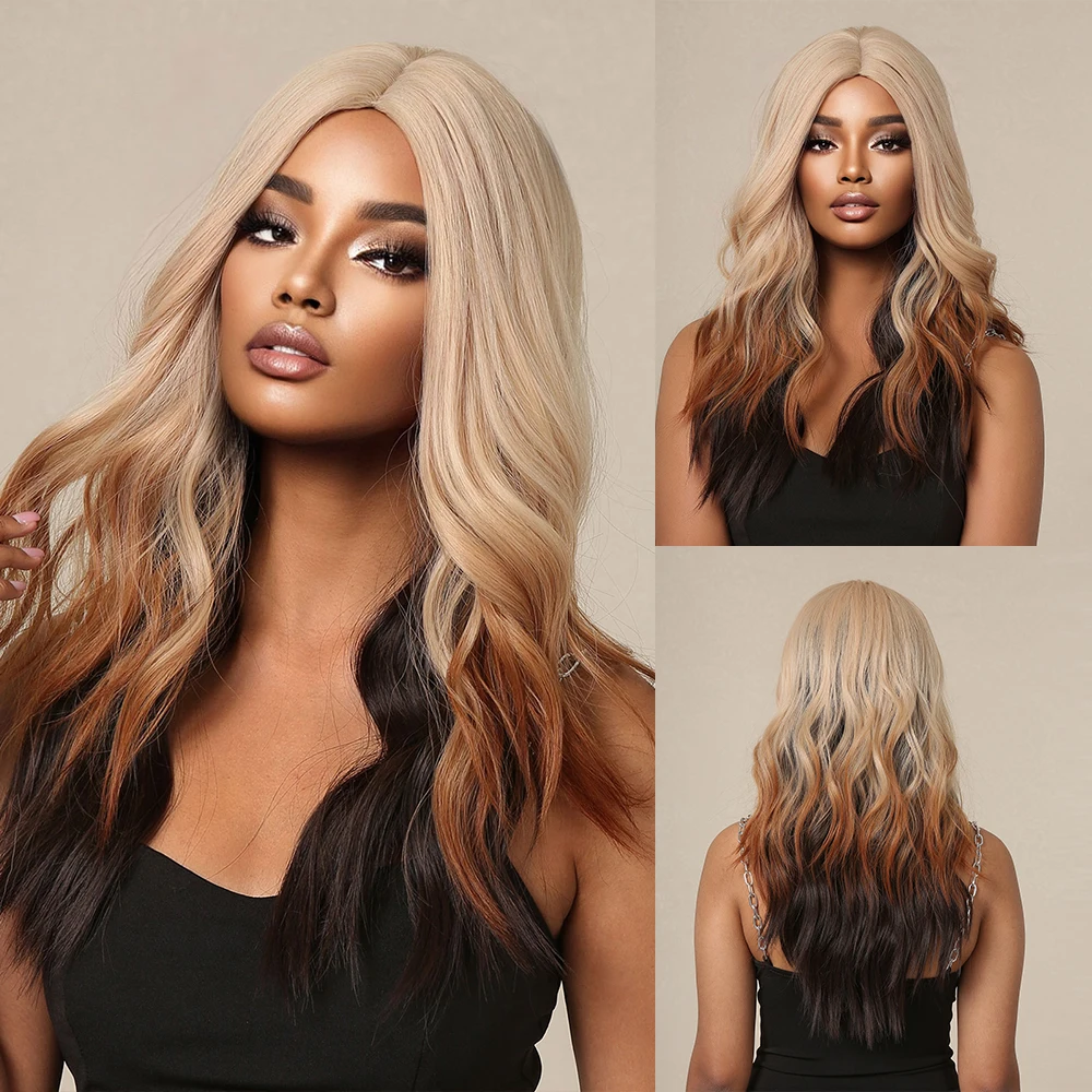 Long Light Brown Synthetic Wigs Ombre Red Brown Black Water Wavy Cosplay Wig Middle Part for Women Natural Hair Heat Resistant
Long Light Brown Synthetic Wigs Ombre Red Brown Black Water Wavy Cosplay Wig Middle Part for Women Natural Hair Heat Resistant