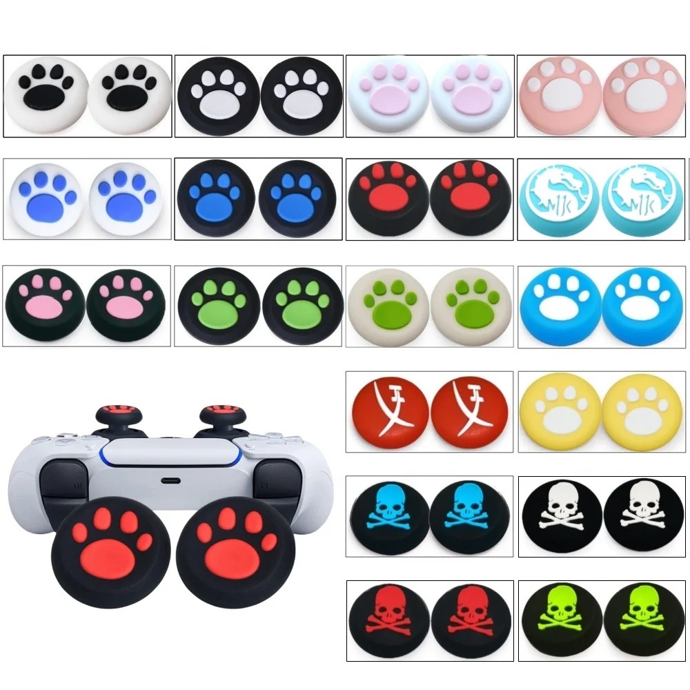 

Cat's paw ThumbStick Grip Cap Cover For Playstation 5 PS5 Slim PS4 Xbox Series X/S ONE 360 E Gameing Controller thumb grip caps