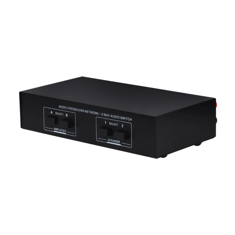 2 in 2 out Amplifier Passive Switch Selector Speaker Splitter Stereo Switcher Box Selector Switcher
2 in 2 out Amplifier Passive Switch Selector Speaker Splitter Stereo Switcher Box Selector Switcher
