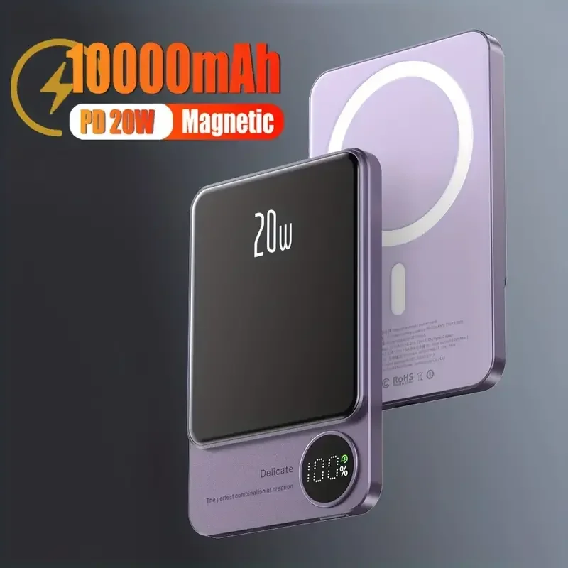 External Battery Magsafe Power Bank 20000mAh Magnetic Wireless Fast Charging for iPhone Samsung Xiaomi PD22.5W External Battery
External Battery Magsafe Power Bank 20000mAh Magnetic Wireless Fast Charging for iPhone Samsung Xiaomi PD22.5W External Battery