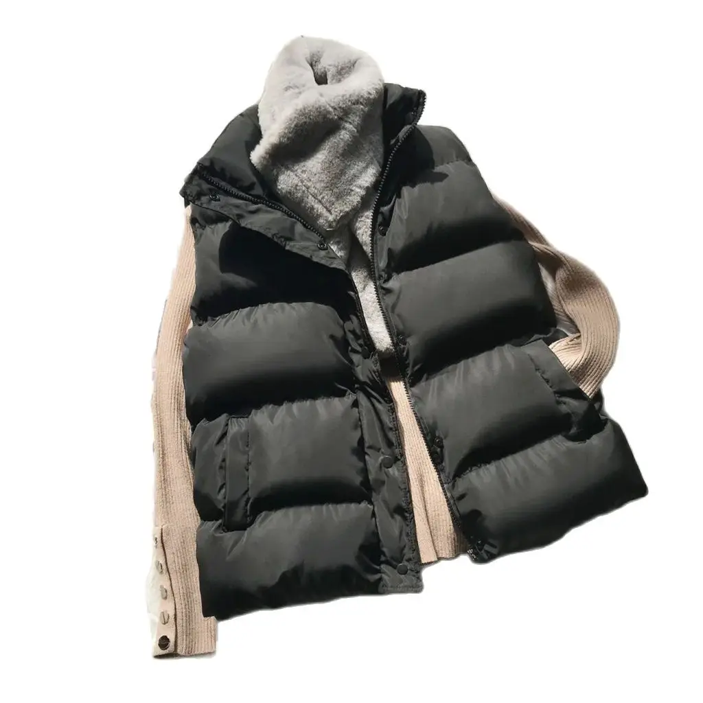 Cotton Vest Women 2024 Winter Loose Waistcoat All-Match Jackets Padded Sleeveless Female Warm Puffer Vests Parkas Goliet
Cotton Vest Women 2024 Winter Loose Waistcoat All-Match Jackets Padded Sleeveless Female Warm Puffer Vests Parkas Goliet