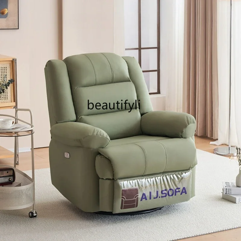 European-Style First-Class Space Sofa Cabin Single-Person Sofa Rocking Chair Electric Multi-Function Reclining and Sleeping
European-Style First-Class Space Sofa Cabin Single-Person Sofa Rocking Chair Electric Multi-Function Reclining and Sleeping