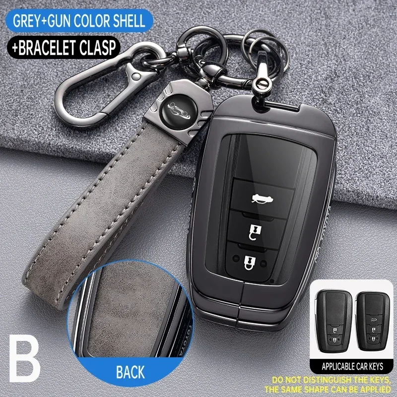 Zinc Alloy Car Key Case For Toyota Camry CHR Corolla RAV4 Avalon Land Cruiser Prado Prius Key Fob Cover 2 3 4 Button 2018 ~ 2022
Zinc Alloy Car Key Case For Toyota Camry CHR Corolla RAV4 Avalon Land Cruiser Prado Prius Key Fob Cover 2 3 4 Button 2018 ~ 2022