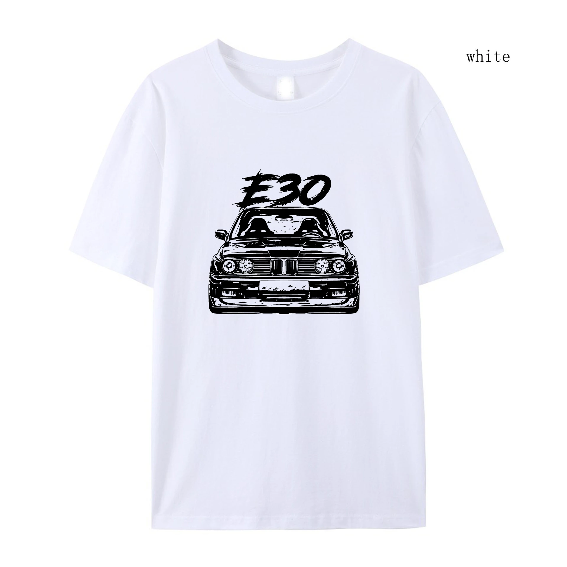 Summer Short sleeved T-shirt E30 Car Short sleeved T-shirt Women Men Hip Hop Printed T-shirt Cartoon Streetwear T-shirt
Summer Short sleeved T-shirt E30 Car Short sleeved T-shirt Women Men Hip Hop Printed T-shirt Cartoon Streetwear T-shirt