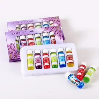 디퓨저용 에센셜 오일, 아로마 테라피 오일, 가습기, 6 가지 냄새, 5ml 향수, 천연 스파, 자동차 성능, K5S2, 세트당 6 개