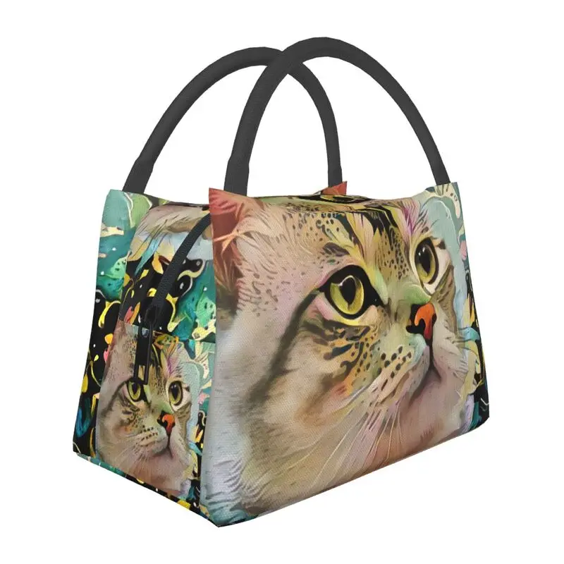 Cute Kitty Cat Face Art Insulated Lunch Bags for Women Resuable Abstract Thermal Cooler Lunch Box Beach Camping Travel
Cute Kitty Cat Face Art Insulated Lunch Bags for Women Resuable Abstract Thermal Cooler Lunch Box Beach Camping Travel