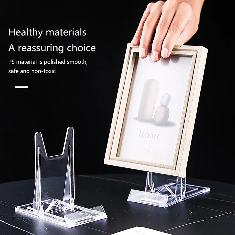 Clear Display Easels Adjustable Transparent Plastic Plate Holder Stand Pictures Frame Rack Wedding Birthday Home Decoration
Clear Display Easels Adjustable Transparent Plastic Plate Holder Stand Pictures Frame Rack Wedding Birthday Home Decoration
