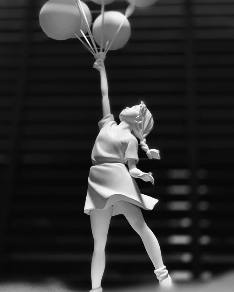 Art Balloon Girl Statues Banksy Flying Balloon Girl Sculpture Resin Craft Home Decoration Christmas Gift Living Room Decoration
Art Balloon Girl Statues Banksy Flying Balloon Girl Sculpture Resin Craft Home Decoration Christmas Gift Living Room Decoration
