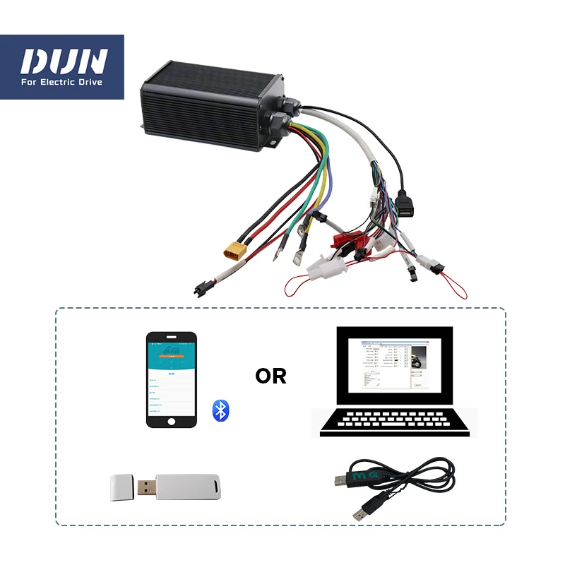 45A 48V-72V SVMC7245-M Electric Bicycle Controller Programmable With PAS EBS Regen Brake Function For E-Bike
45A 48V-72V SVMC7245-M Electric Bicycle Controller Programmable With PAS EBS Regen Brake Function For E-Bike