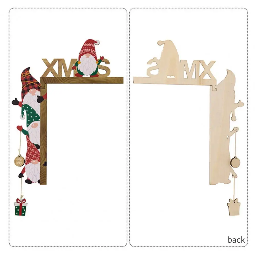 Holiday Door Decor Festive Gnome Wooden Christmas Door Decorations Durable Xmas Window Ornaments for Home Enhance Door Frame
Holiday Door Decor Festive Gnome Wooden Christmas Door Decorations Durable Xmas Window Ornaments for Home Enhance Door Frame
