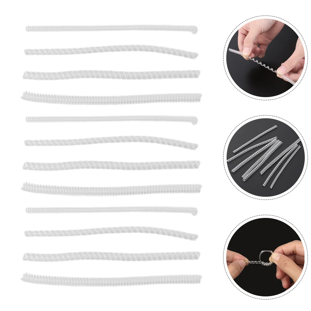 12 Pcs Tool Ring Adjuster Size Spacer Round Line Invisible Jewelry Sizer Tightener Supplies
12 Pcs Tool Ring Adjuster Size Spacer Round Line Invisible Jewelry Sizer Tightener Supplies